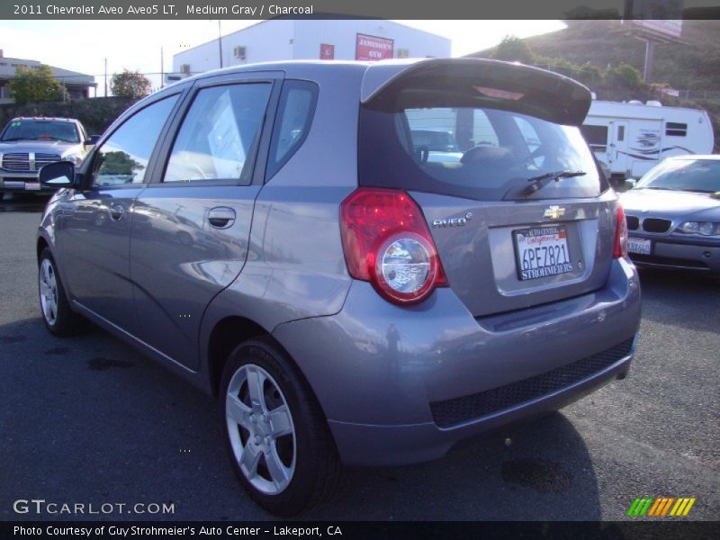 Medium Gray / Charcoal 2011 Chevrolet Aveo Aveo5 LT