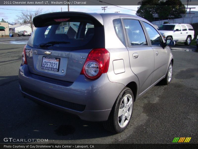 Medium Gray / Charcoal 2011 Chevrolet Aveo Aveo5 LT