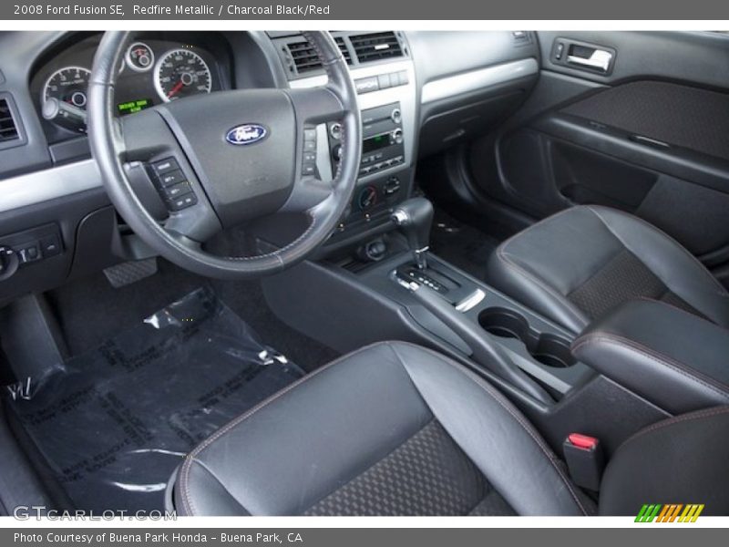 Charcoal Black/Red Interior - 2008 Fusion SE 