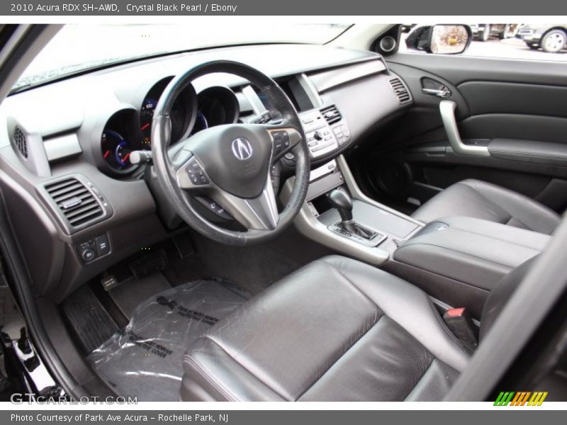Crystal Black Pearl / Ebony 2010 Acura RDX SH-AWD