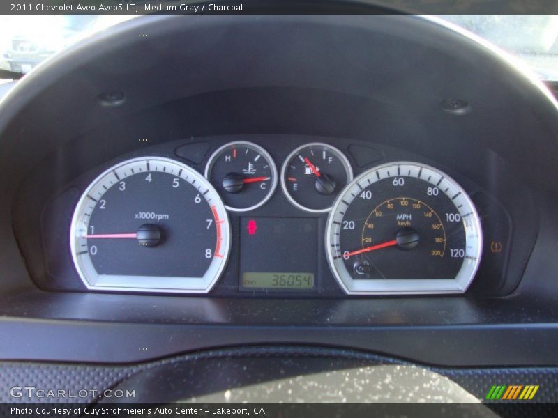 Medium Gray / Charcoal 2011 Chevrolet Aveo Aveo5 LT