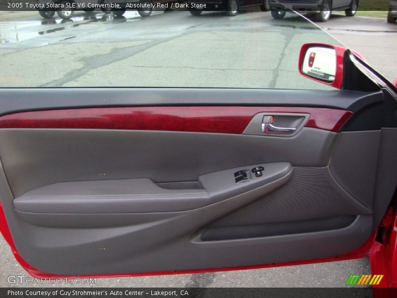 Absolutely Red / Dark Stone 2005 Toyota Solara SLE V6 Convertible