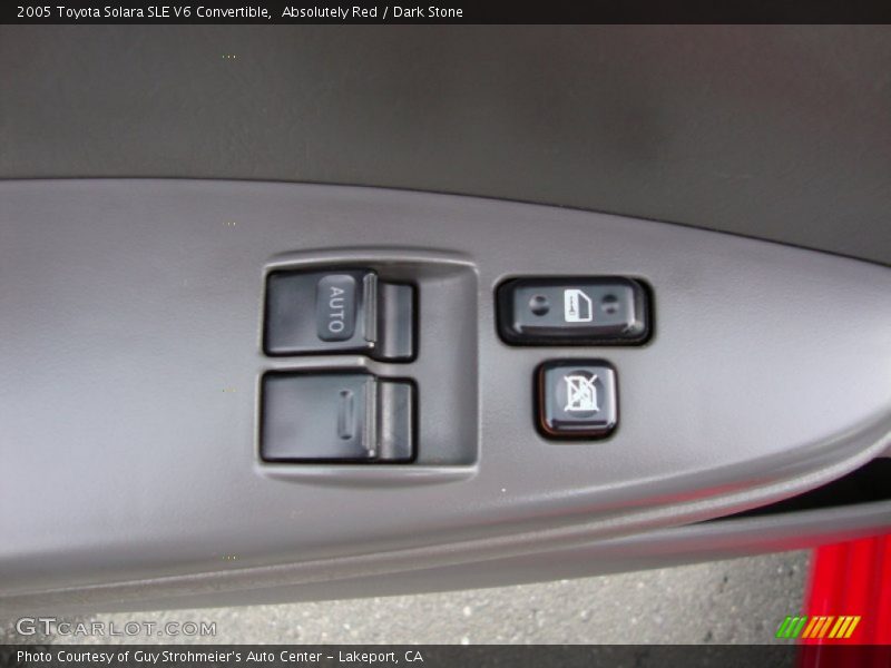 Absolutely Red / Dark Stone 2005 Toyota Solara SLE V6 Convertible