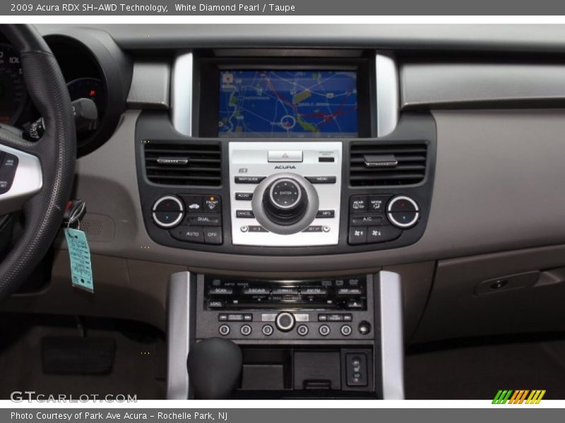 White Diamond Pearl / Taupe 2009 Acura RDX SH-AWD Technology