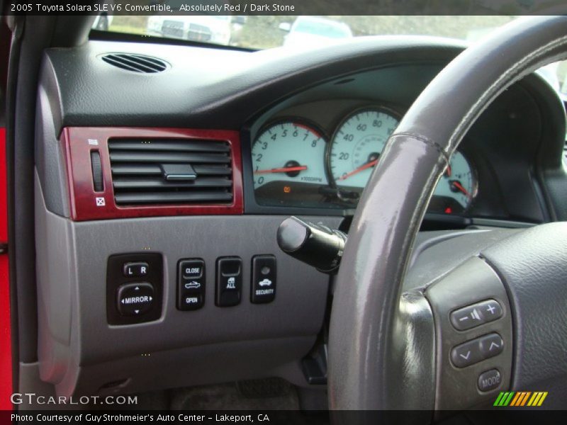 Absolutely Red / Dark Stone 2005 Toyota Solara SLE V6 Convertible