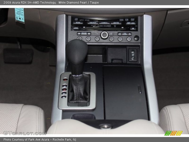 White Diamond Pearl / Taupe 2009 Acura RDX SH-AWD Technology