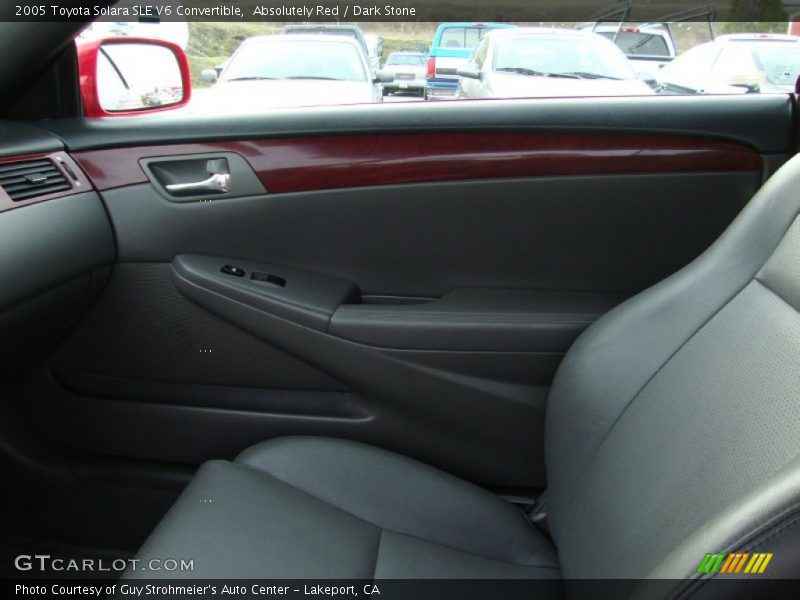 Absolutely Red / Dark Stone 2005 Toyota Solara SLE V6 Convertible