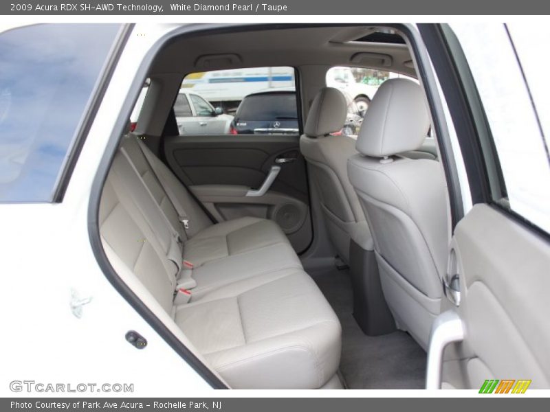 White Diamond Pearl / Taupe 2009 Acura RDX SH-AWD Technology