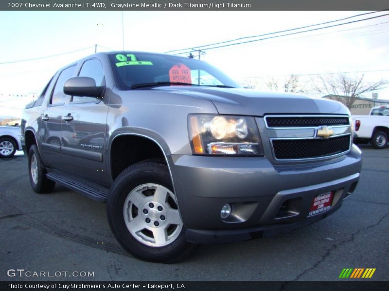 Graystone Metallic / Dark Titanium/Light Titanium 2007 Chevrolet Avalanche LT 4WD