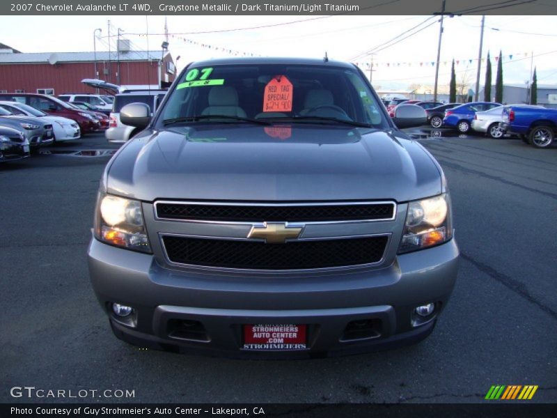 Graystone Metallic / Dark Titanium/Light Titanium 2007 Chevrolet Avalanche LT 4WD