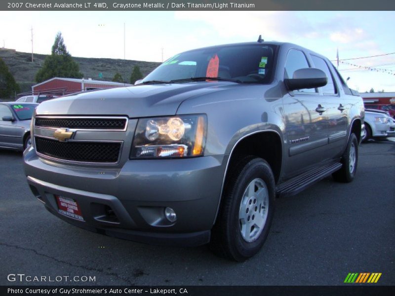 Graystone Metallic / Dark Titanium/Light Titanium 2007 Chevrolet Avalanche LT 4WD