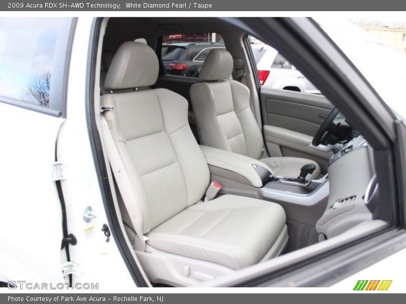 White Diamond Pearl / Taupe 2009 Acura RDX SH-AWD Technology