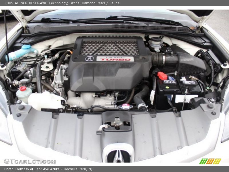 White Diamond Pearl / Taupe 2009 Acura RDX SH-AWD Technology
