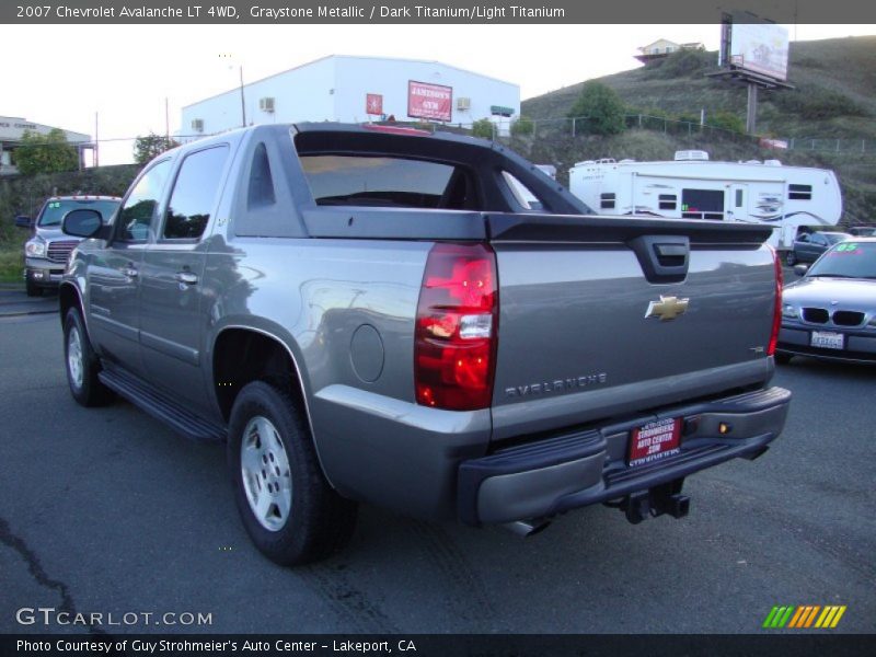 Graystone Metallic / Dark Titanium/Light Titanium 2007 Chevrolet Avalanche LT 4WD