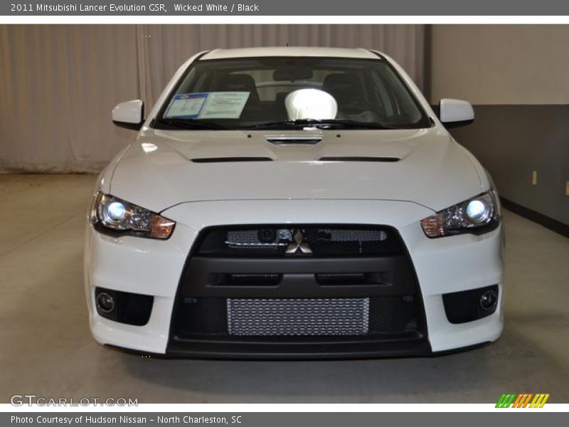 Wicked White / Black 2011 Mitsubishi Lancer Evolution GSR