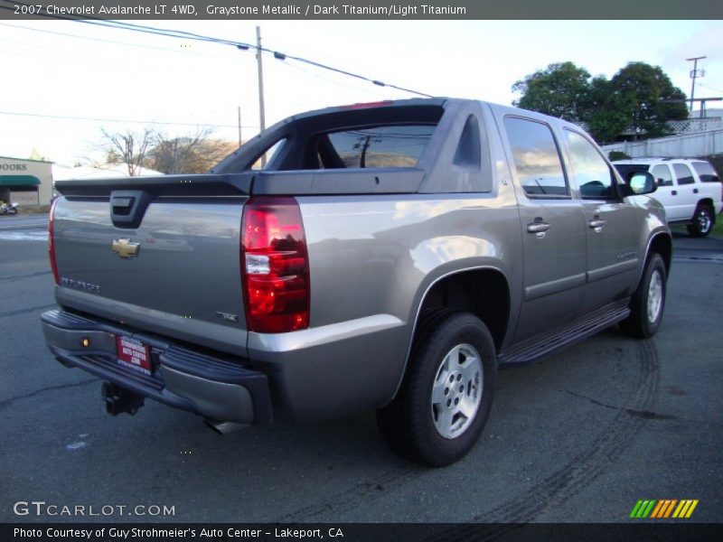 Graystone Metallic / Dark Titanium/Light Titanium 2007 Chevrolet Avalanche LT 4WD