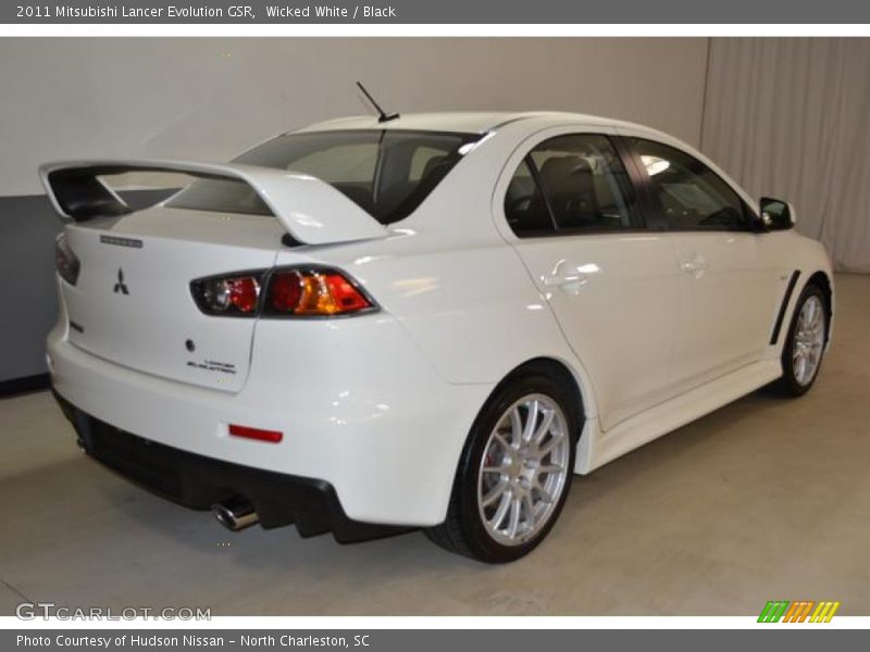 Wicked White / Black 2011 Mitsubishi Lancer Evolution GSR