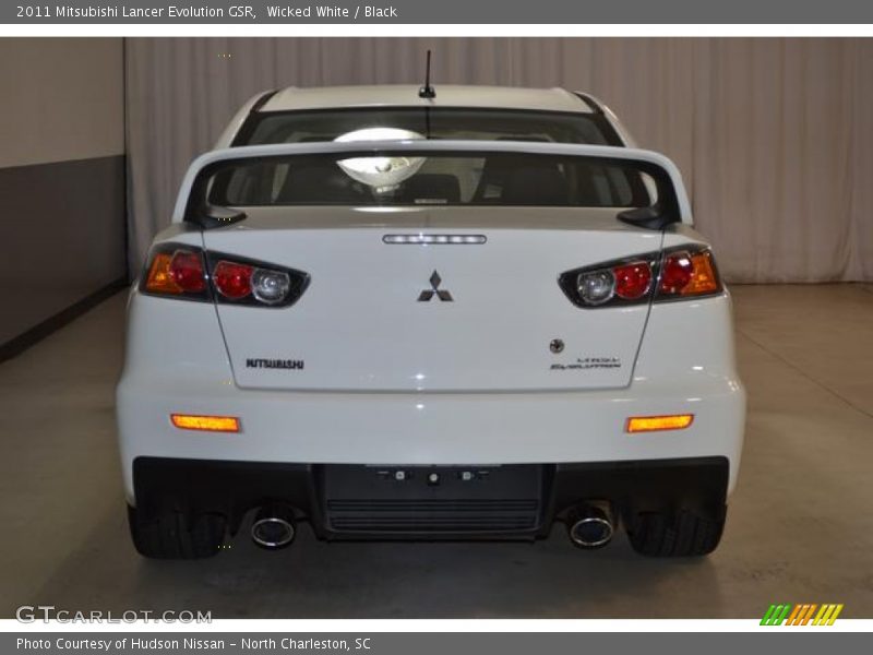 Wicked White / Black 2011 Mitsubishi Lancer Evolution GSR