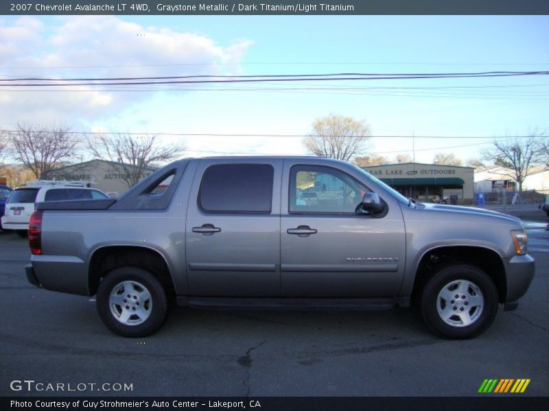 Graystone Metallic / Dark Titanium/Light Titanium 2007 Chevrolet Avalanche LT 4WD