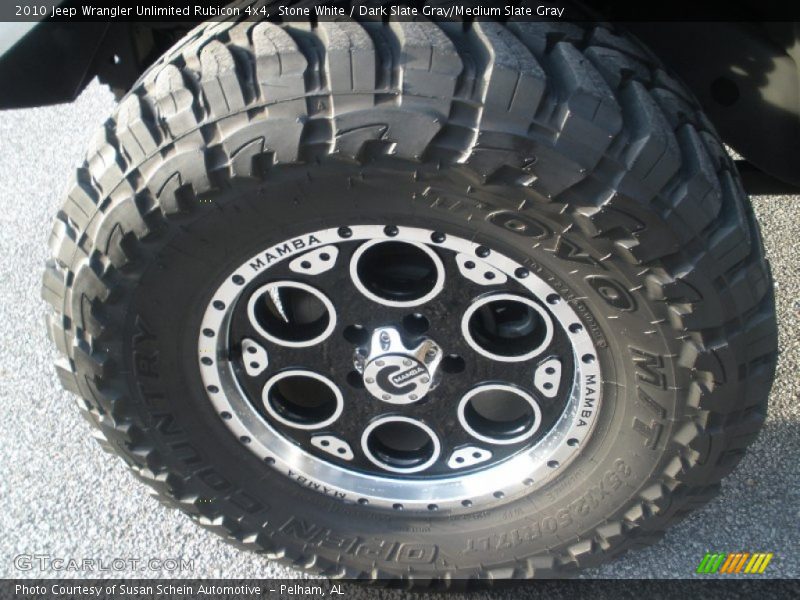 Stone White / Dark Slate Gray/Medium Slate Gray 2010 Jeep Wrangler Unlimited Rubicon 4x4
