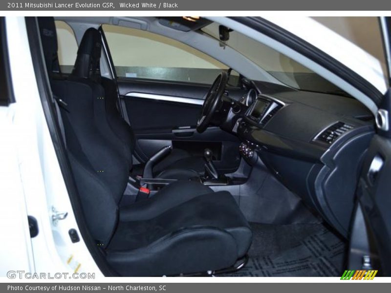 Wicked White / Black 2011 Mitsubishi Lancer Evolution GSR
