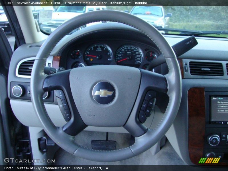Graystone Metallic / Dark Titanium/Light Titanium 2007 Chevrolet Avalanche LT 4WD
