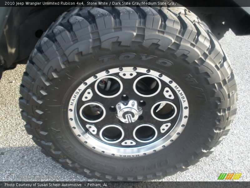 Stone White / Dark Slate Gray/Medium Slate Gray 2010 Jeep Wrangler Unlimited Rubicon 4x4