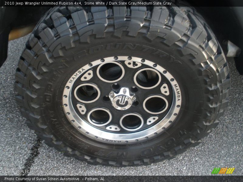 Stone White / Dark Slate Gray/Medium Slate Gray 2010 Jeep Wrangler Unlimited Rubicon 4x4