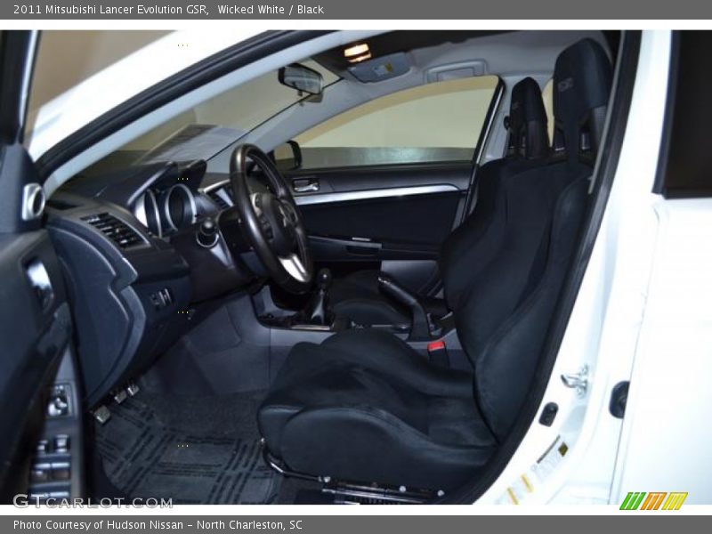 Wicked White / Black 2011 Mitsubishi Lancer Evolution GSR