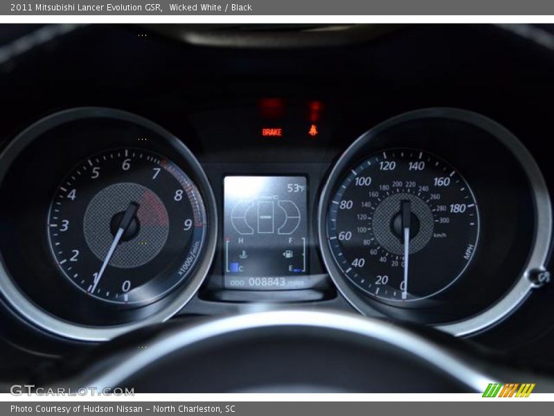 Wicked White / Black 2011 Mitsubishi Lancer Evolution GSR
