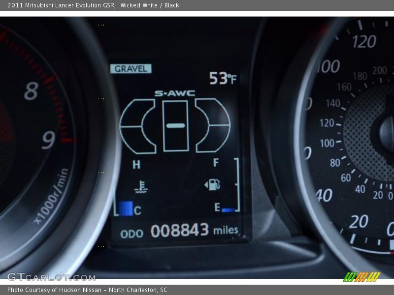 Wicked White / Black 2011 Mitsubishi Lancer Evolution GSR