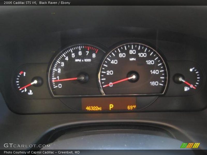 Black Raven / Ebony 2006 Cadillac STS V6