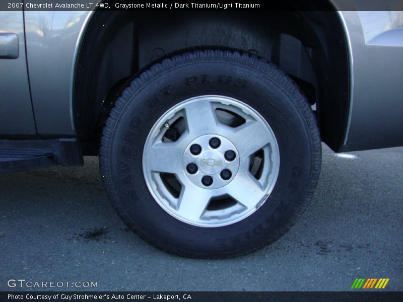 Graystone Metallic / Dark Titanium/Light Titanium 2007 Chevrolet Avalanche LT 4WD