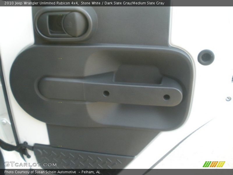 Stone White / Dark Slate Gray/Medium Slate Gray 2010 Jeep Wrangler Unlimited Rubicon 4x4