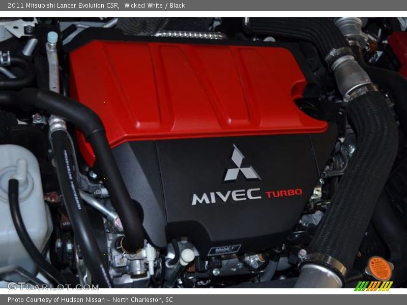 Wicked White / Black 2011 Mitsubishi Lancer Evolution GSR