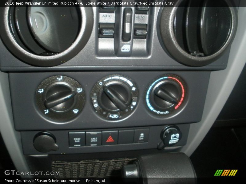 Stone White / Dark Slate Gray/Medium Slate Gray 2010 Jeep Wrangler Unlimited Rubicon 4x4