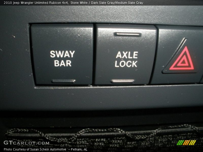 Stone White / Dark Slate Gray/Medium Slate Gray 2010 Jeep Wrangler Unlimited Rubicon 4x4