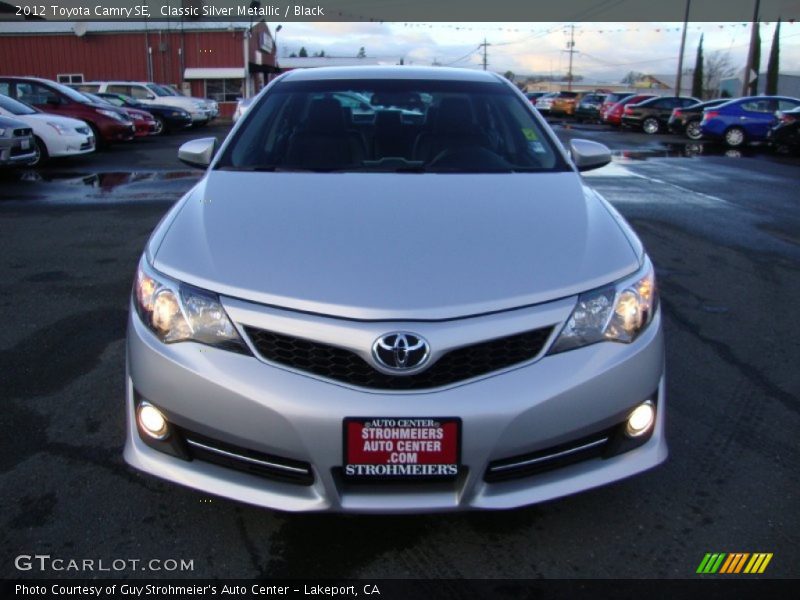 Classic Silver Metallic / Black 2012 Toyota Camry SE