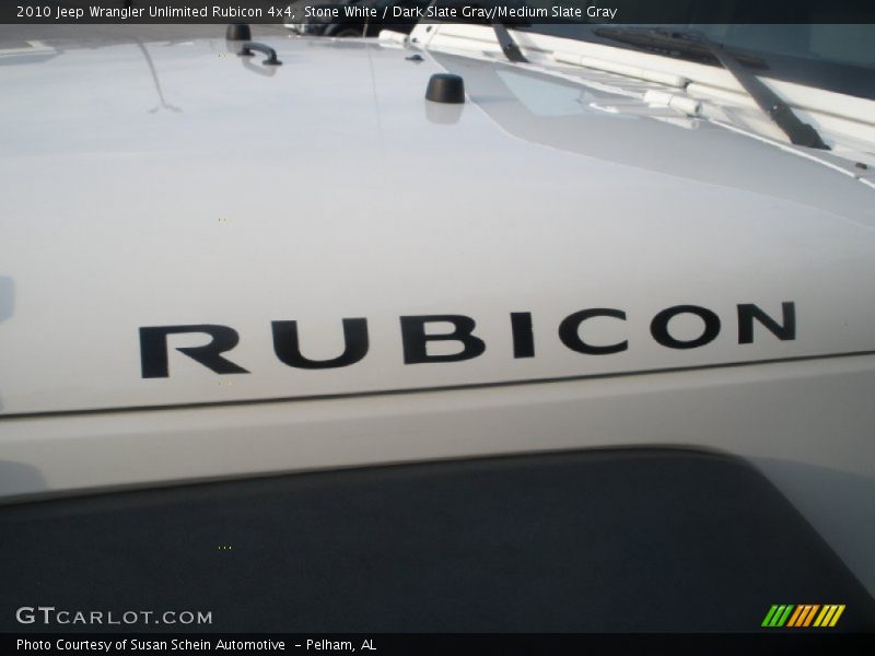 Stone White / Dark Slate Gray/Medium Slate Gray 2010 Jeep Wrangler Unlimited Rubicon 4x4