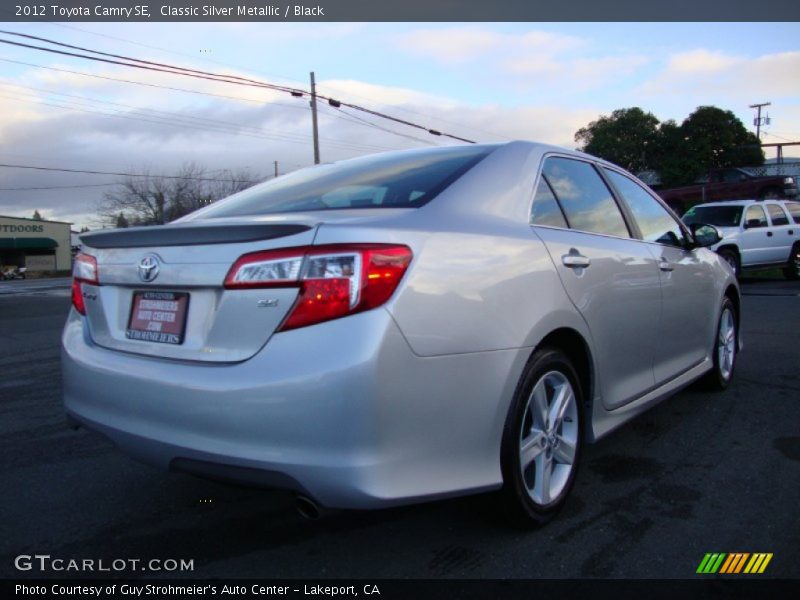 Classic Silver Metallic / Black 2012 Toyota Camry SE