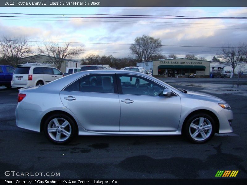 Classic Silver Metallic / Black 2012 Toyota Camry SE