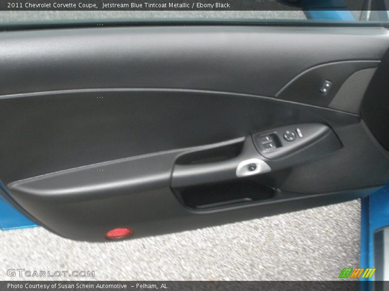 Jetstream Blue Tintcoat Metallic / Ebony Black 2011 Chevrolet Corvette Coupe