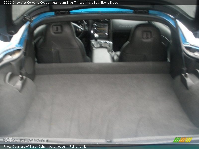 Jetstream Blue Tintcoat Metallic / Ebony Black 2011 Chevrolet Corvette Coupe