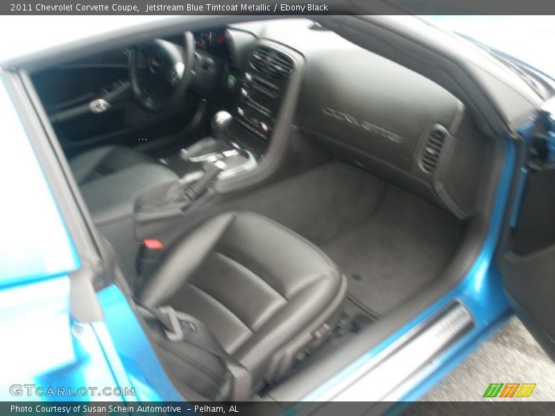 Jetstream Blue Tintcoat Metallic / Ebony Black 2011 Chevrolet Corvette Coupe