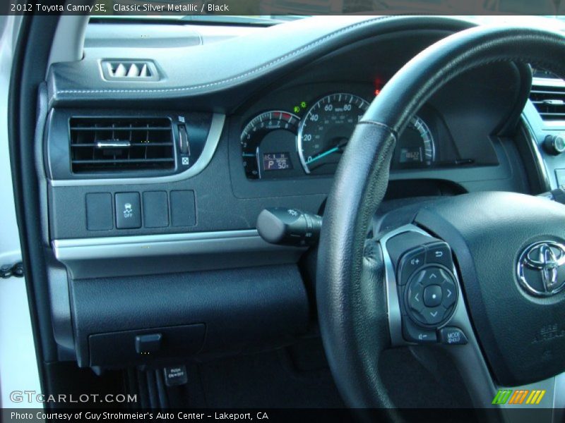 Classic Silver Metallic / Black 2012 Toyota Camry SE