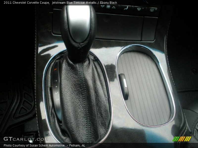 Jetstream Blue Tintcoat Metallic / Ebony Black 2011 Chevrolet Corvette Coupe