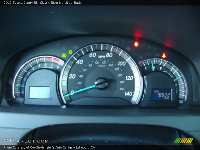 Classic Silver Metallic / Black 2012 Toyota Camry SE