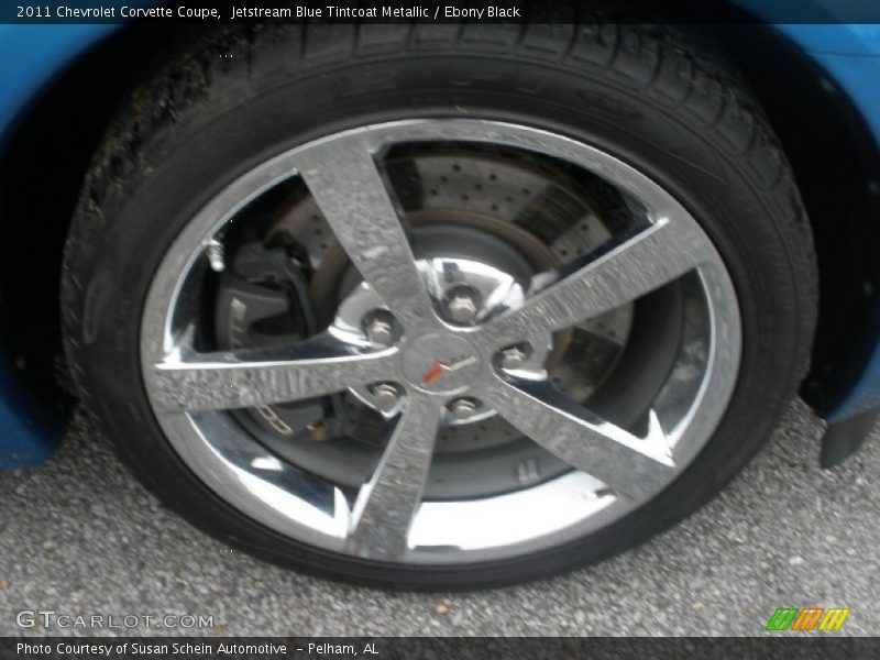 Jetstream Blue Tintcoat Metallic / Ebony Black 2011 Chevrolet Corvette Coupe
