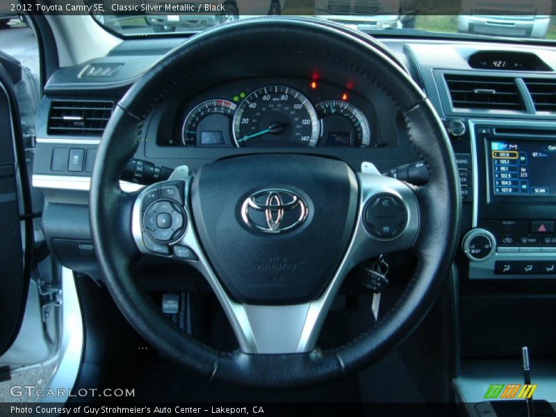 Classic Silver Metallic / Black 2012 Toyota Camry SE