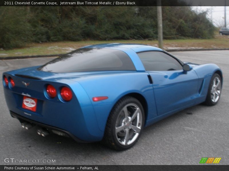 Jetstream Blue Tintcoat Metallic / Ebony Black 2011 Chevrolet Corvette Coupe